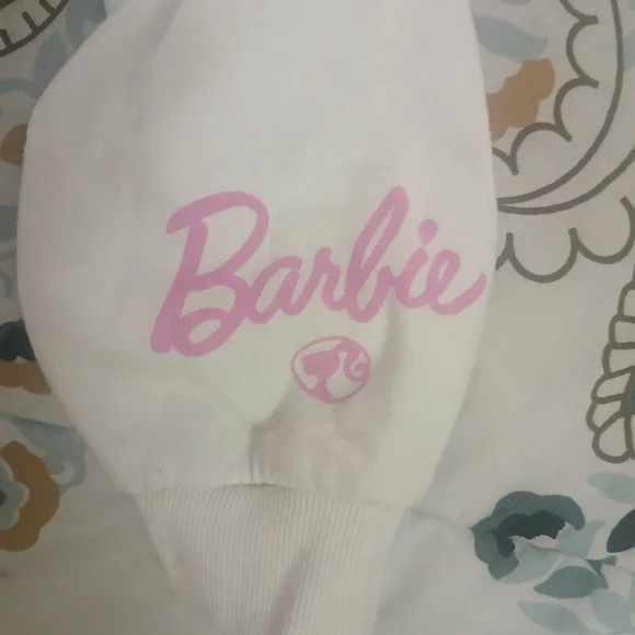 Barbie White Vacay Mode Sweatshirt - Picture 5 of 5